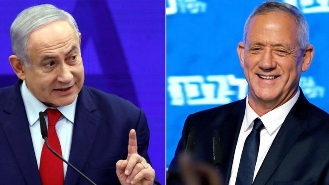İsrail seçimleri: Çoğunluğu elde edemeyen Netanyahu, rakibine büyük koalisyon ve dönüşümlü Başbakanlık önerdi