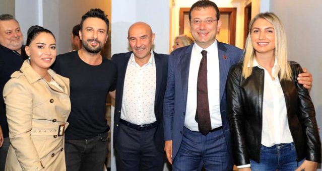 Tarkan, konserine gelen Tunç Soyer ve Ekrem İmamoğlu’na övgü yağdırdı
