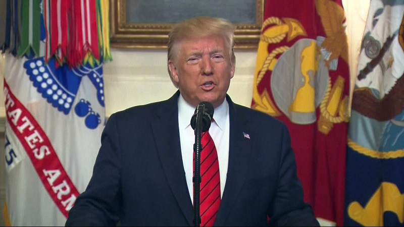 Trump: Bexdadî di tunelekê de hate kuştin