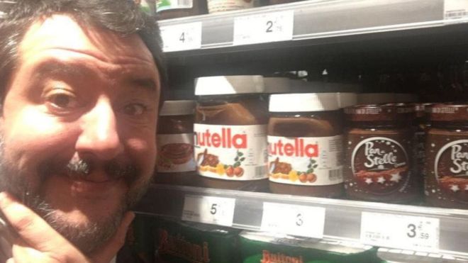 Aşırı sağcı İtalyan politikacı Salvini, Türk fındığı kullandığı için artık Nutella hayranı olmadığını söyledi