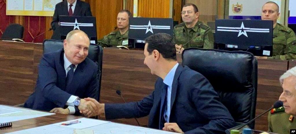Putin 9 yıl aradan sonra ilk kez Şam’da Esad’la görüştü