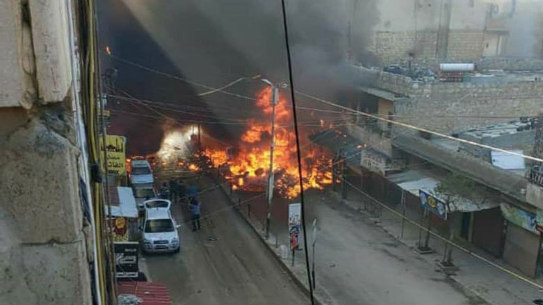 Afrin’de şiddetli patlama: 8 ölü!