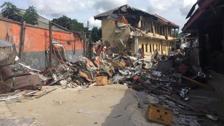 Nijerya’da ‘karantinayı ihlal eden’ iki otel yıkıldı