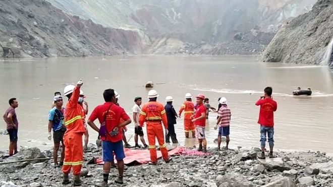 Myanmar’da yeşim taşı madeninde heyelan: En az 113 ölü