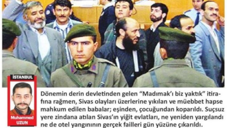Yeni Akit’in katliam haberi: Sivas’ın yiğit evlatları