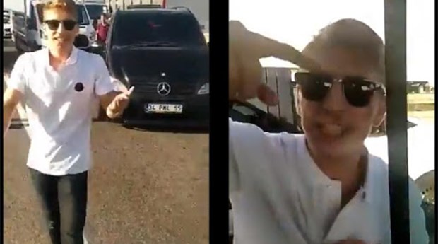 Çakarlı araçla yol kesip bir kişiyi bıçaklayan Muhammed Enes Uysal yakalandı