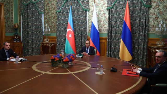 Azerbaycan ve Ermenistan Dışişleri Bakanları, yeniden Moskova’ya gitti