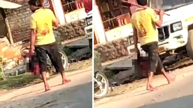 Karısının kafasını kesti, kesik başla polis karakoluna gitti