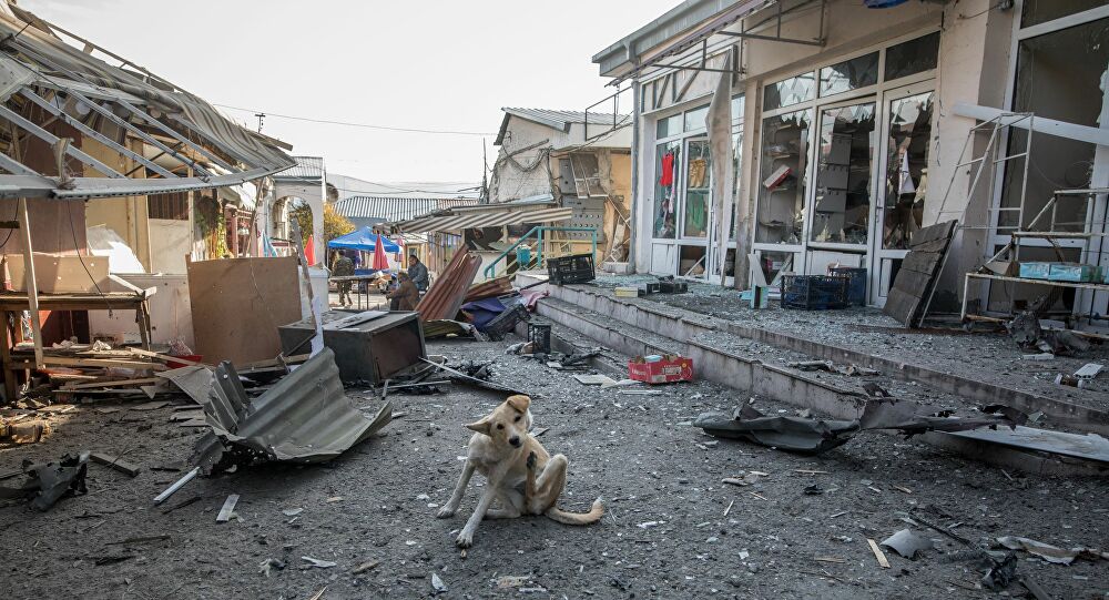 Stepanakert yakınlarında şiddetli patlamalar