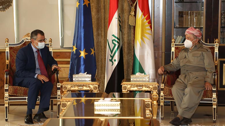 Mesud Barzani, AB Büyükelçisiyle Suriye’de Kürtlerin geleceğini görüştü