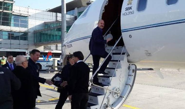 Süleyman Soylu’nun, Sezgin Baran Korkmaz’a ait olan uçakta görüntüsü ortaya çıktı
