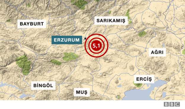 DHA: Erzurum’daki depremde 2 mahallede hasar ihbarı var, ekipler ulaşmaya çalışıyor