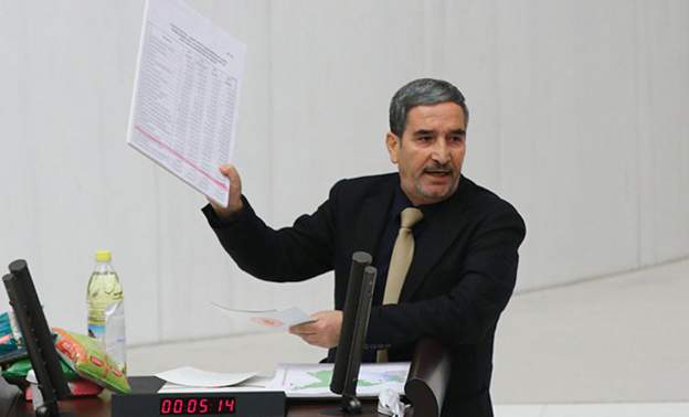 HDP Şanlıurfa Milletvekili Nusrettin Maçin ‘Kürdistan’ dediği için TBMM’den üç gün uzaklaştırma cezası aldı