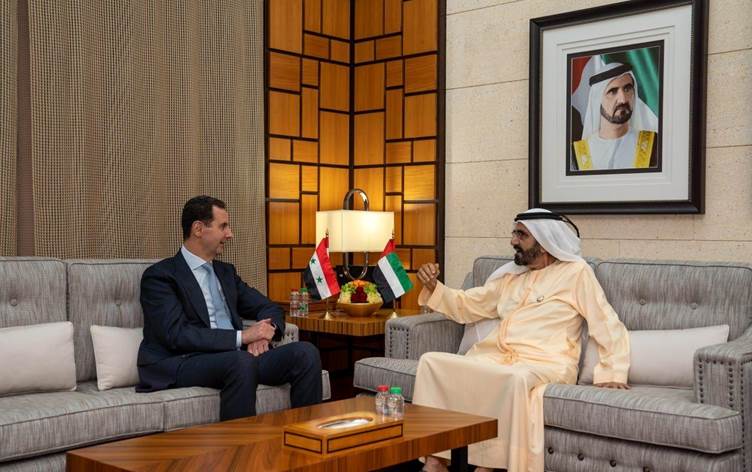 11 yıl aradan sonra Beşar Esad, BAE’de Dubai Emiri ile görüştü