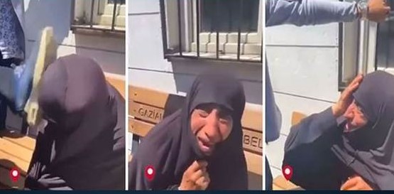 70 yaşındaki Suriyeli kadına tekmeli saldırı