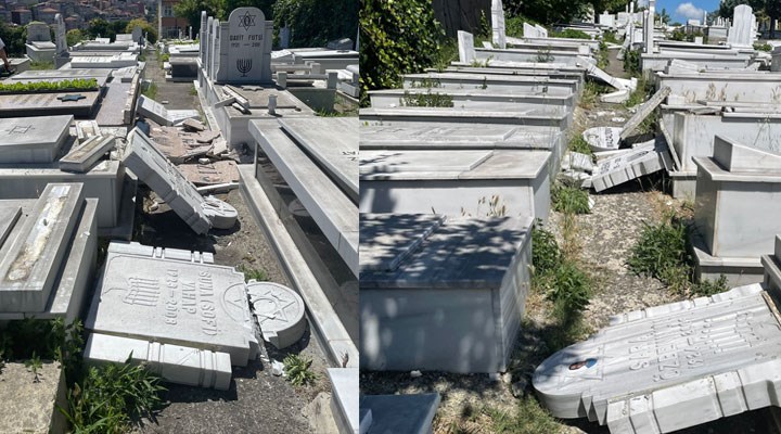 Musevi Mezarlığı’nı tahrip eden ve gözaltına alınan çocuklardan 3’ü serbest: Mezar taşları yeniden yaptırılıyor