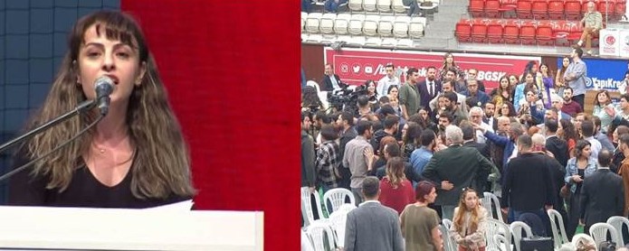 İzmir Barosu Olağan Genel Kurul Toplantısı’nda, ‘Kimyasal silah iddiaları araştırılsın’ diyen avukat hakkında soruşturma