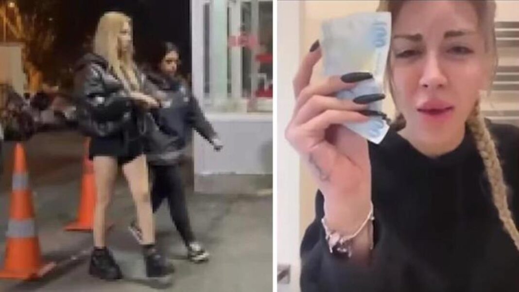 Türk lirasını klozete atan fenomeni Mika Can Raun adliyeye sevk edildi