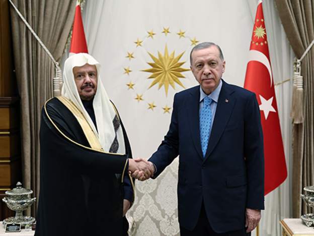 Erdoğan ve TBMM Başkanı Şentop, Suudi Şura Meclisi Başkanı Şeyh’i kabul etti