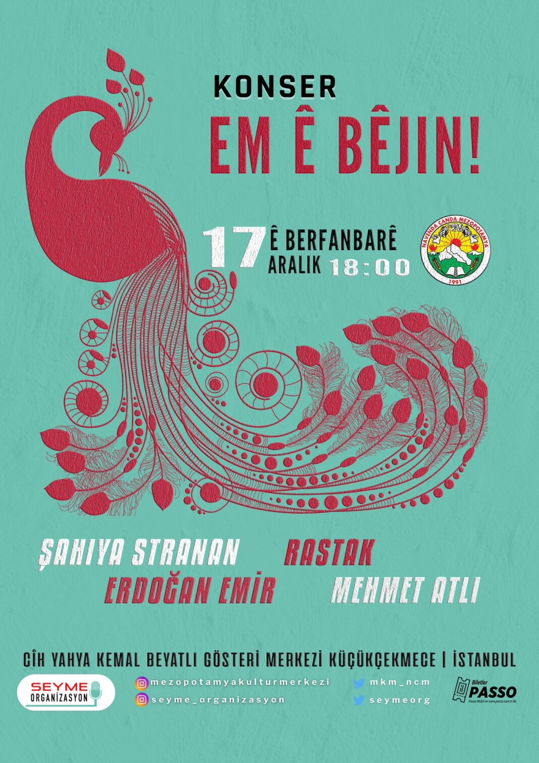 Mahkeme Kürtçe konser yasağını ‘ifade özgürlüğü ihlali’ saydı: MKM’ye 39.368,13 TL tazminat ödemesine hükmetti