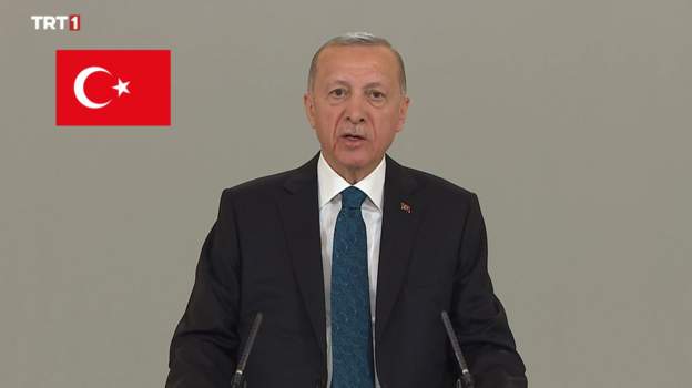 Erdoğan TRT’de propaganda konuşması yaptı