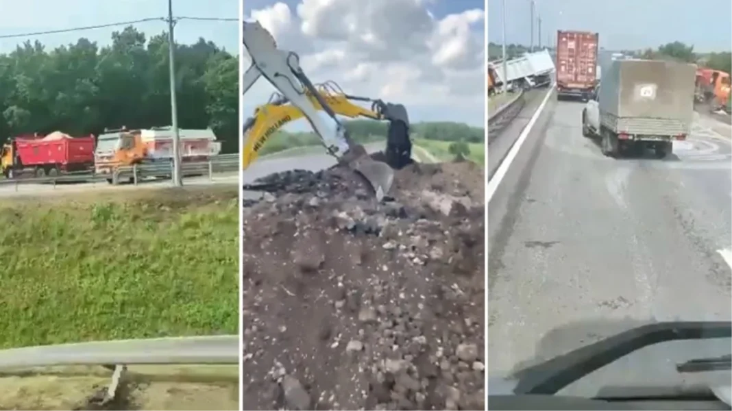 Rus ordusu, Moskova’ya giden yollarda hendek kazıdı