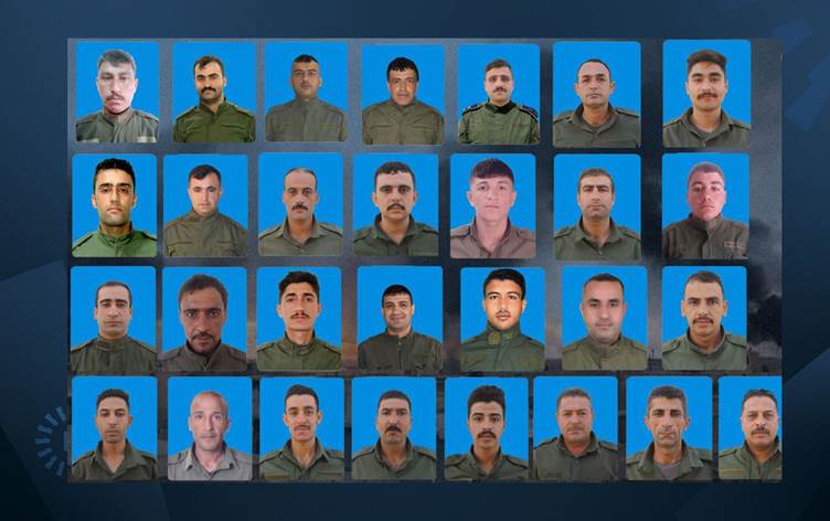 Türkiye saldırısında hayatını kaybeden 29 Asayiş görevlisinin kimlikleri açıklandı
