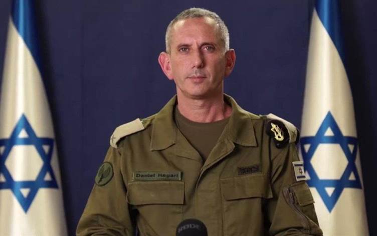 İsrail Ordu Sözcüsü Daniel Hagari: ‘Gazze’deyiz’