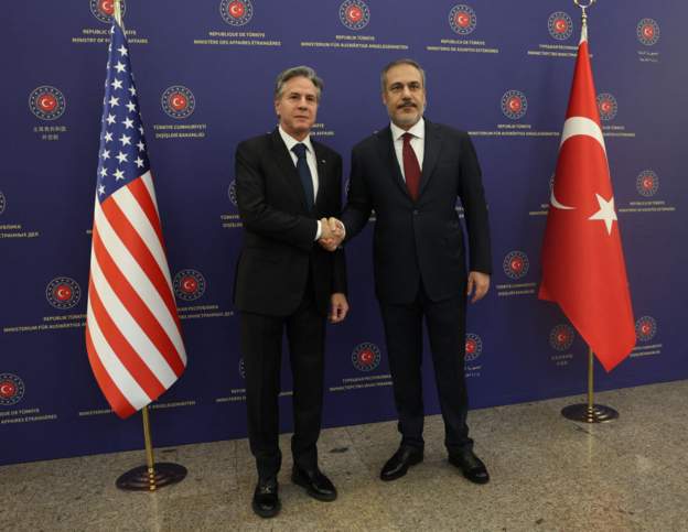 Blinken açıklama yaparak Türkiye’den ayrıldı