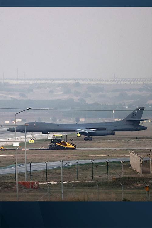 ABD’nin bombardıman savaş uçakları Türkiye’deki İncirlik Hava Üssü’ne indi