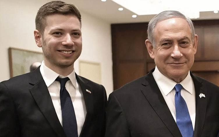 Netanyahu’nun oğlu, darbe imzasını paylaşan hesabı beğendi