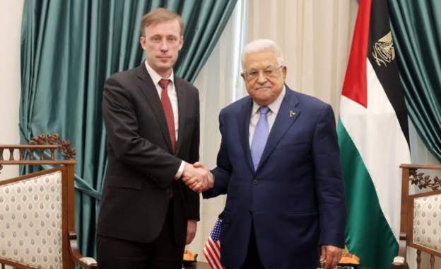 ABD Ulusal Güvenlik Danışmanı Sullivan, Filistin Yönetimi Başkanı Mahmud Abbas ile görüştü