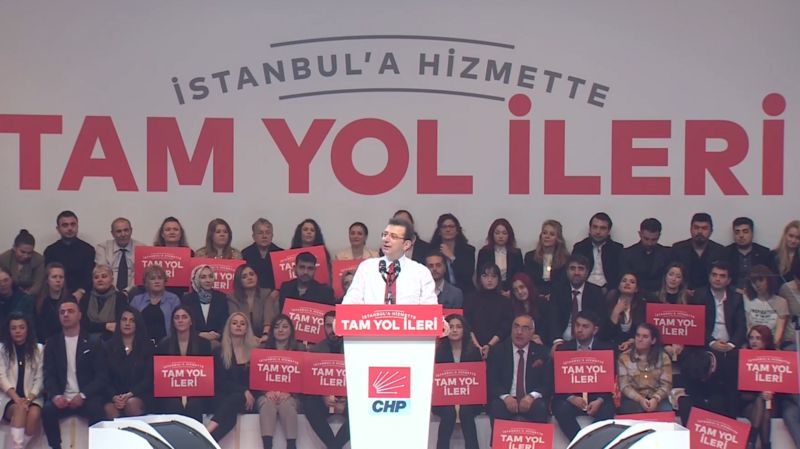 İmamoğlu,’İstanbul’a hizmette tam yol ileri’ sloganıyla seçim kampanyasına başladı: ‘Yeniden kazanacağız, engelleri aşa aşa ustalaştık’