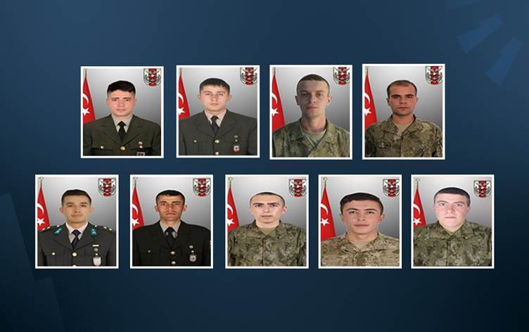MSB: Hayatını kaybeden askerlerin isimleri açıkladı