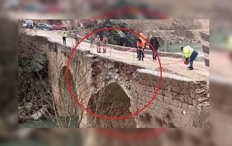 Diyarbakır’da tarihî taş köprüsünün yıkılmasına suç duyurusu