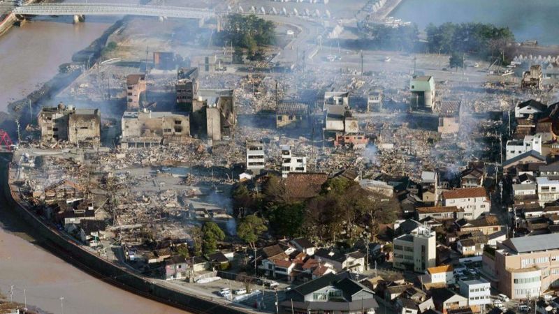 Japonya’daki depremde hayatını kaybedenlerin sayısı 62’ye yükseldi