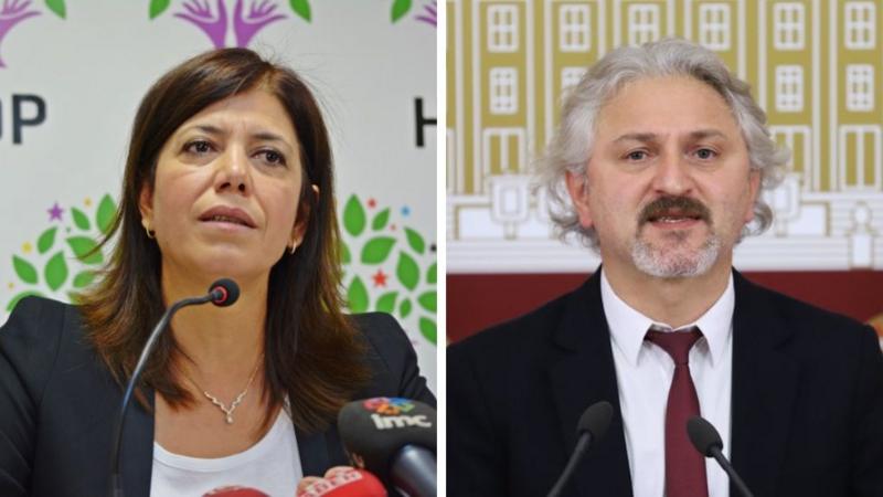DEM Parti’nin İstanbul adayları Meral Danış Beştaş ve Murat Çepni