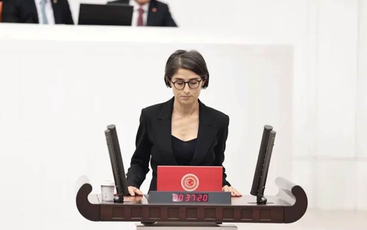 Ceylan Akça Cupolo TBMM’de konuştu: Şerh koyanlara biz Kürtçede diyoruz ki, quzulkurt!