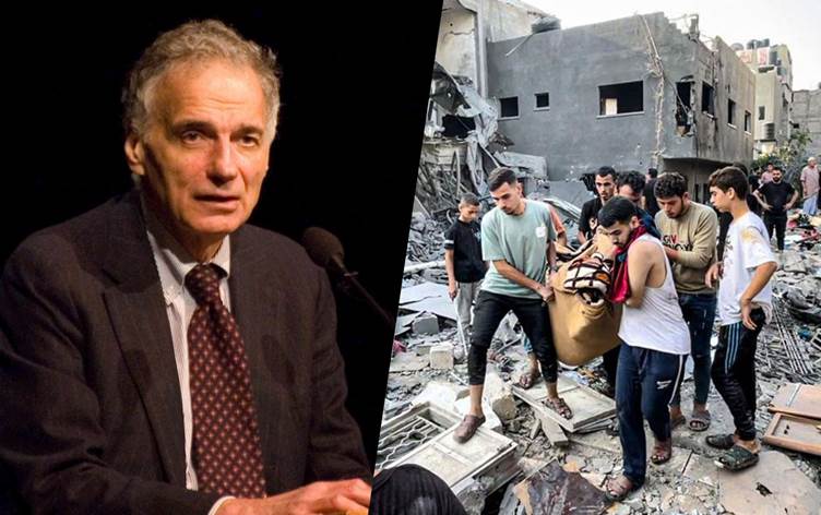 Ralph Nader, ‘Hamas rakamları düşük tutuyor, Gazze’de 35 bin değil 200 bin Filistinli öldü’