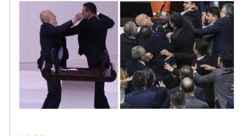 Meclis’teki AKP’linin yumruklu saldırısı dünya basınında: Kadın vekilin kanı kürsüye sıçradı