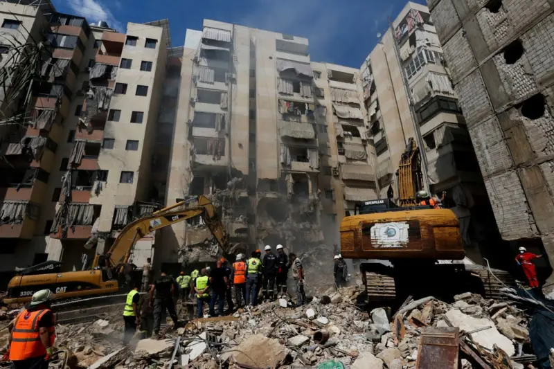 Beyrut’a düzenlenen hava saldırısında ikisi Hizbullah komutanı, 37 kişi öldü