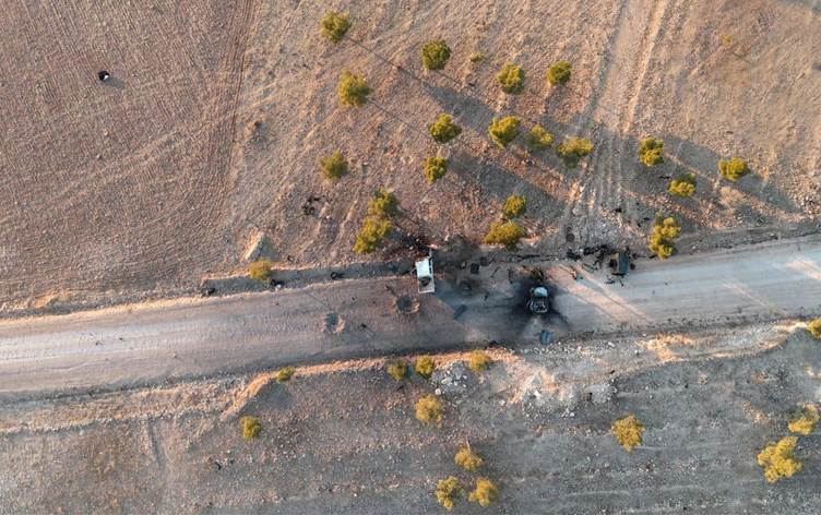 SDG: Türkiye, Kobani’nin güneyi ve Qaraqozox bölgesini bombalıyor