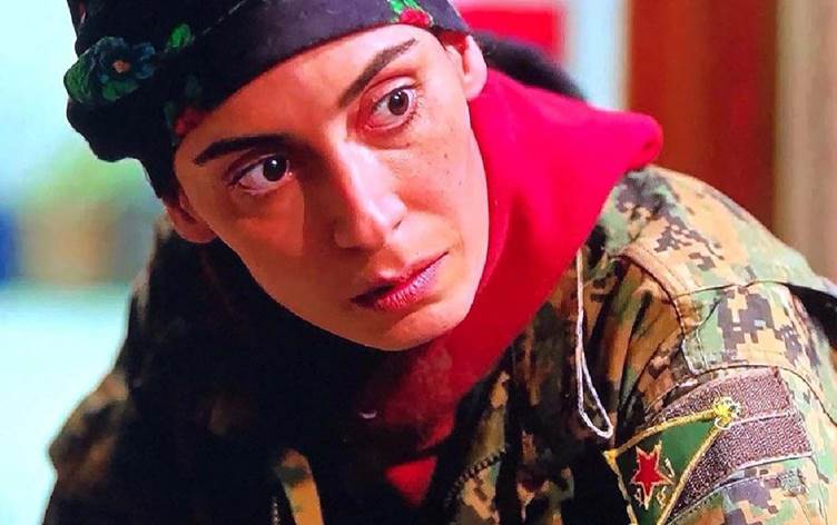 Oyuncu Melisa Sözen canlandırdığı YPJ karekterinden dolayı ifade verdi