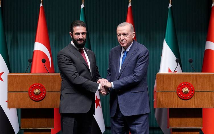 Erdoğan ve Ahmed Şara’dan ortak açıklama: Erdoğan Şam’a davet edildi