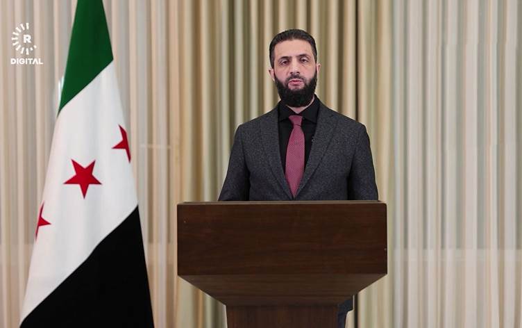 Ahmed Şara: Ülkemiz yeni bir tehditle karşı karşıya