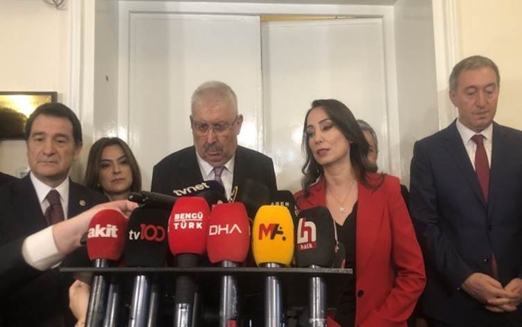 DEM-MHP görüşmesi sona erdi, Yalçın: Çok faydalı bir görüşme oldu