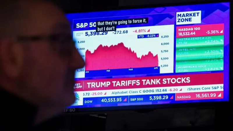 Amerikan piyasaları, Trump’ın yeni gümrük vergileriyle son beş yılın en büyük kaybını yaşadı