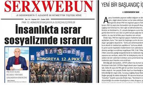 PKK’nin resmi yayın organı 44 yıllık hayatına son veriyor