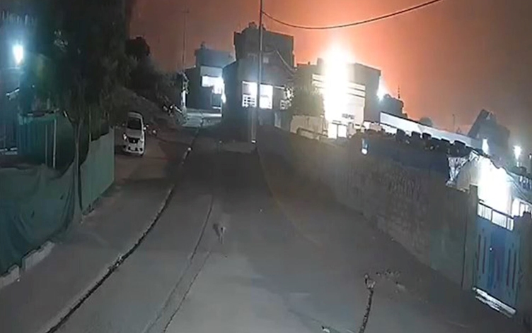 Erbil Uluslarası Havalimanı yakınlarında şiddetli patlama sesi