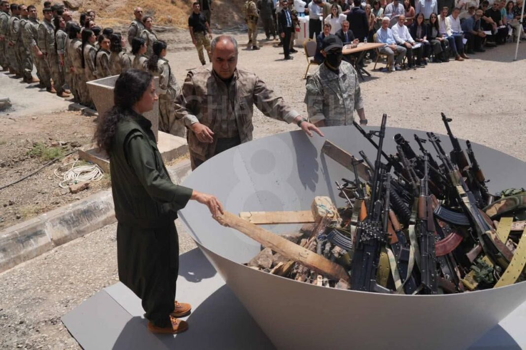 PKK silah bıraktı, ilk fotoğraflar geldi